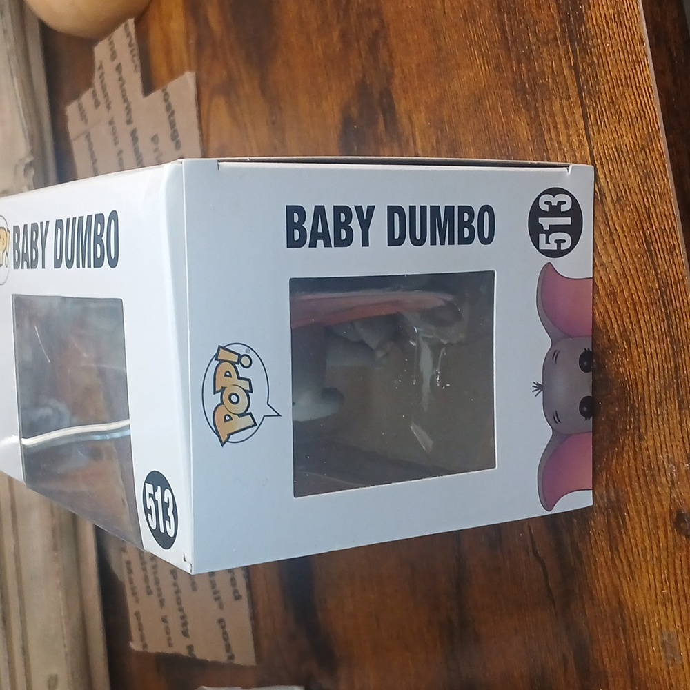 Funko Baby Dumbo Vinyl Figure with Gray and Pink Accents - Picture 6 of 7